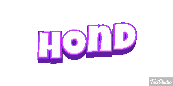 Hond Texteffekt
