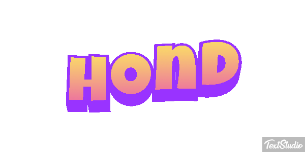 Hond Texteffekt