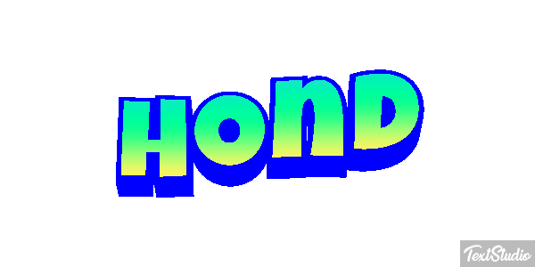Hond Texteffekt