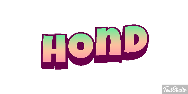 Hond Texteffekt