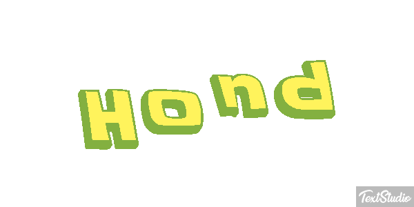 Hond Texteffekt