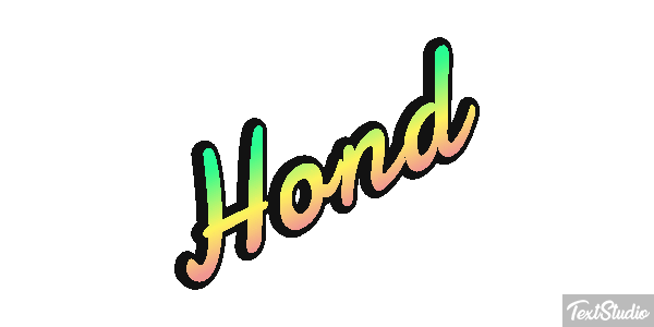 Hond Texteffekt