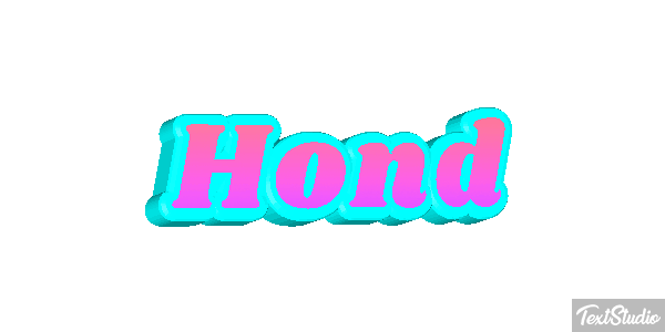 Hond Texteffekt