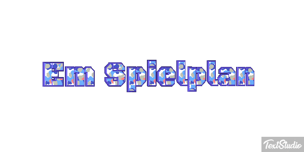 Em Spielplan Text effect