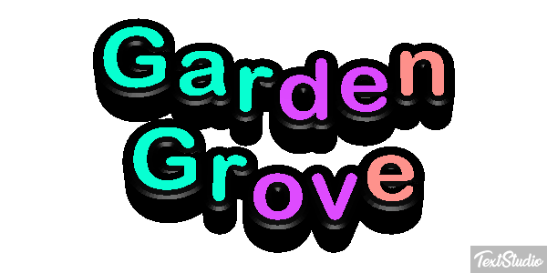 Garden Grove Efekt tekstowy