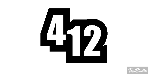 412 Text effect