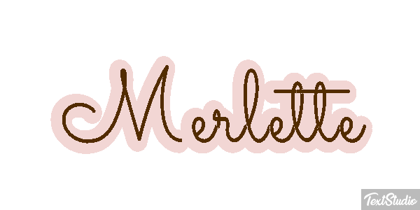 Merlette Текстовый эффект