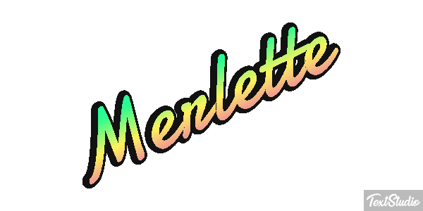 Merlette Текстовый эффект