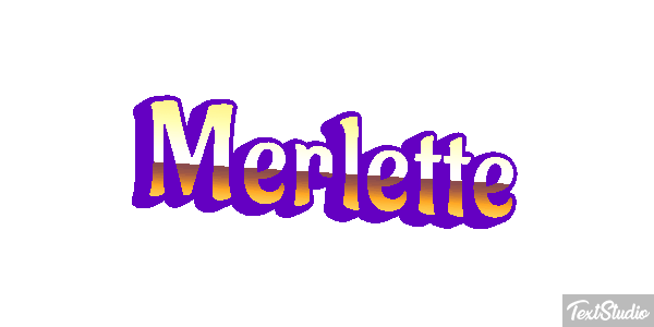 Merlette Текстовый эффект