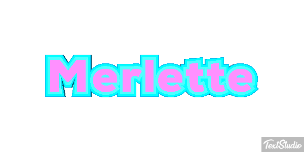 Merlette Текстовый эффект