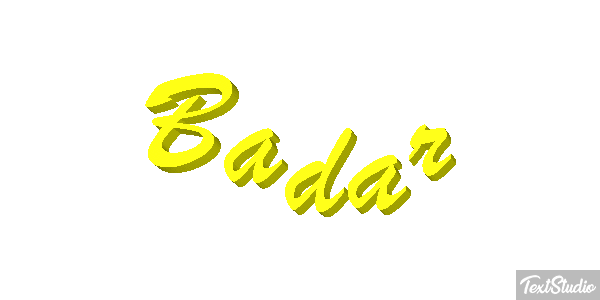 Badar Текстовый эффект
