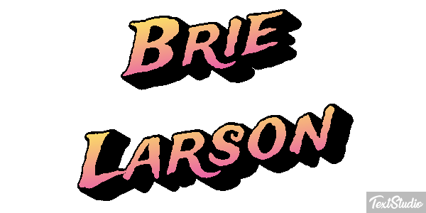 Brie Larson Efeito do texto