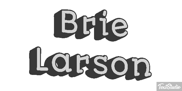 Brie Larson Efeito do texto