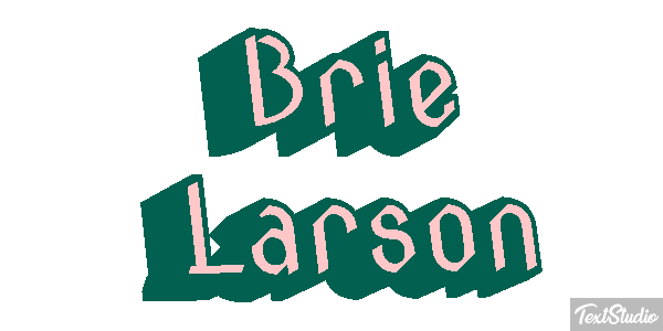 Brie Larson Efeito do texto