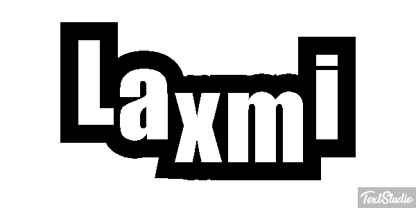 Laxmi Text effect