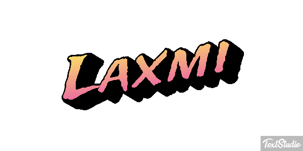 Laxmi Text effect