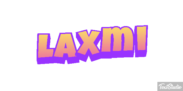 Laxmi Text effect