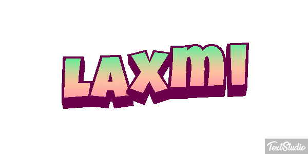 Laxmi Text effect