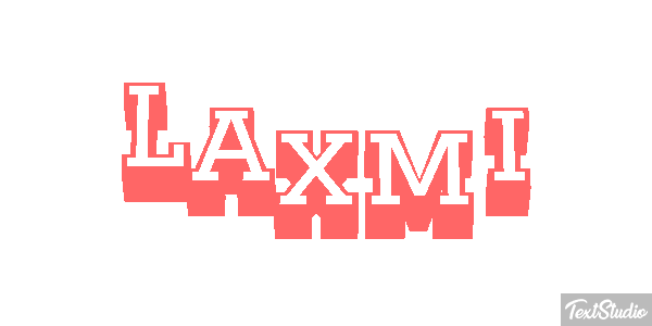 Laxmi Text effect