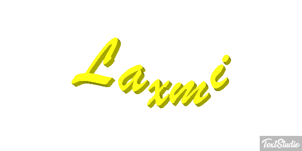 Laxmi Text effect