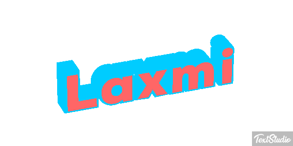 Laxmi Text effect