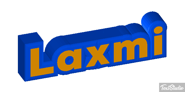 Laxmi Text effect