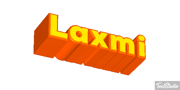 Laxmi Text effect
