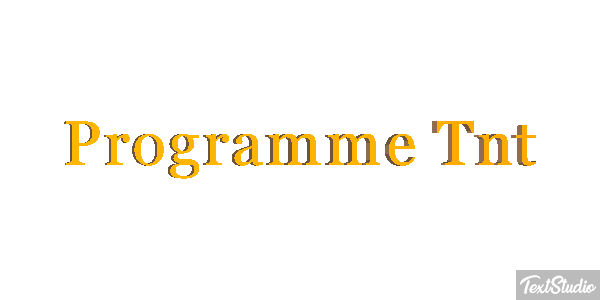 Programme Tnt Tekst effect