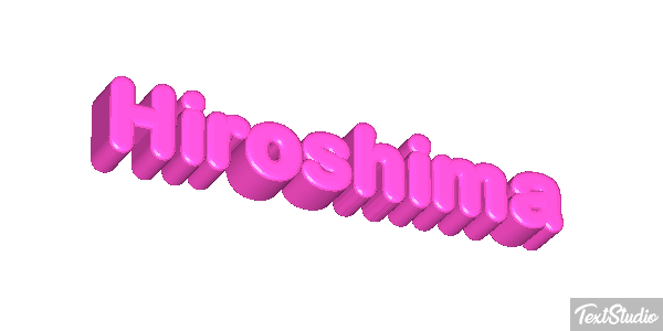 Hiroshima Texteffekt