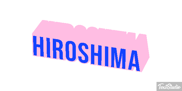 Hiroshima Texteffekt