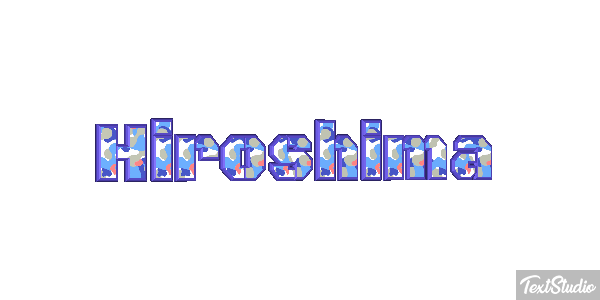 Hiroshima Texteffekt