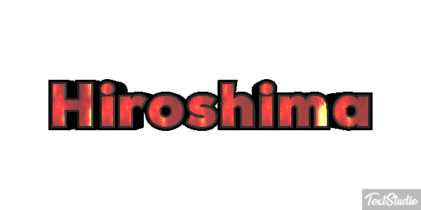 Hiroshima Texteffekt