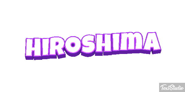 Hiroshima Texteffekt