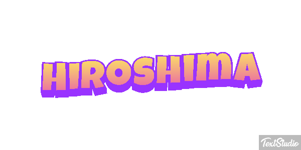 Hiroshima Texteffekt
