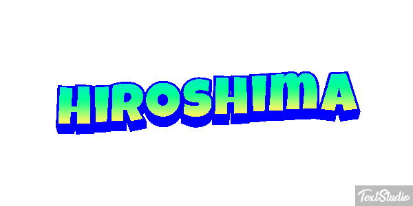 Hiroshima Texteffekt