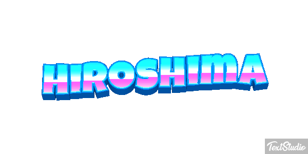 Hiroshima Texteffekt