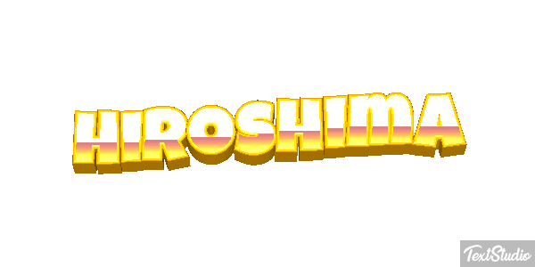 Hiroshima Texteffekt