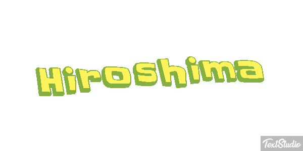 Hiroshima Texteffekt