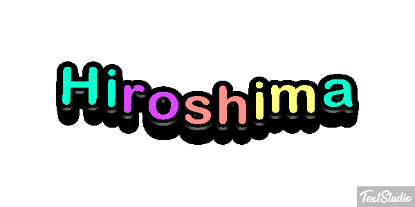 Hiroshima Texteffekt