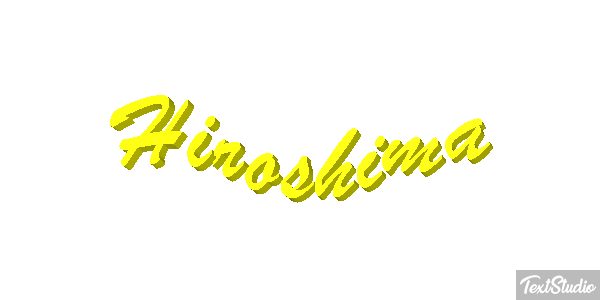 Hiroshima Texteffekt