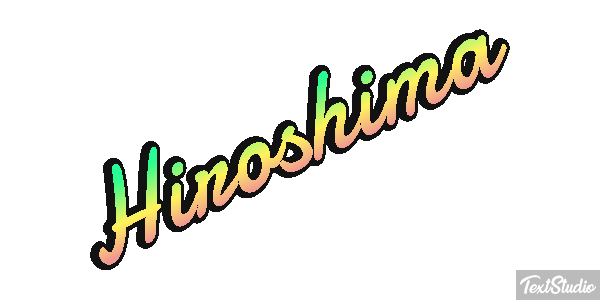 Hiroshima Texteffekt