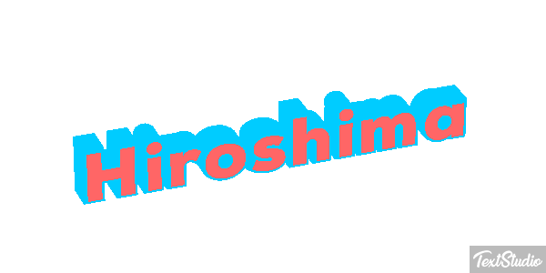 Hiroshima Texteffekt