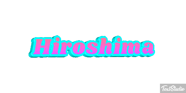 Hiroshima Texteffekt