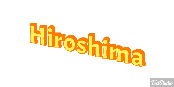 Hiroshima Texteffekt