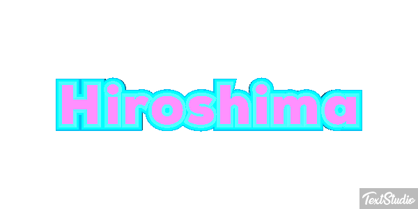 Hiroshima Texteffekt