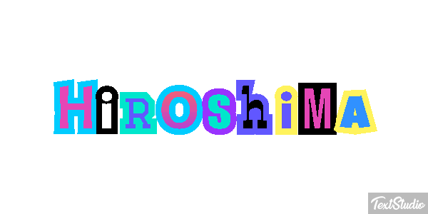 Hiroshima Texteffekt