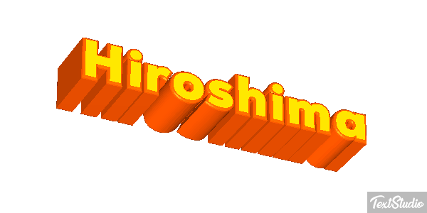 Hiroshima Texteffekt