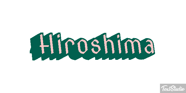 Hiroshima Texteffekt