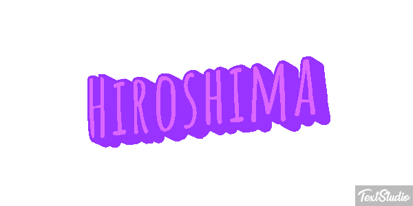 Hiroshima Texteffekt
