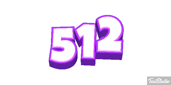 512 Tekst effect